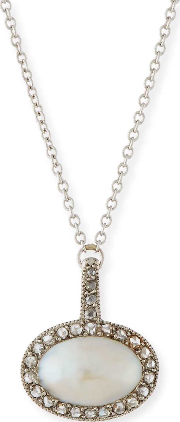 Turner & Tatler Edwardian Pearl Necklace with Diamonds