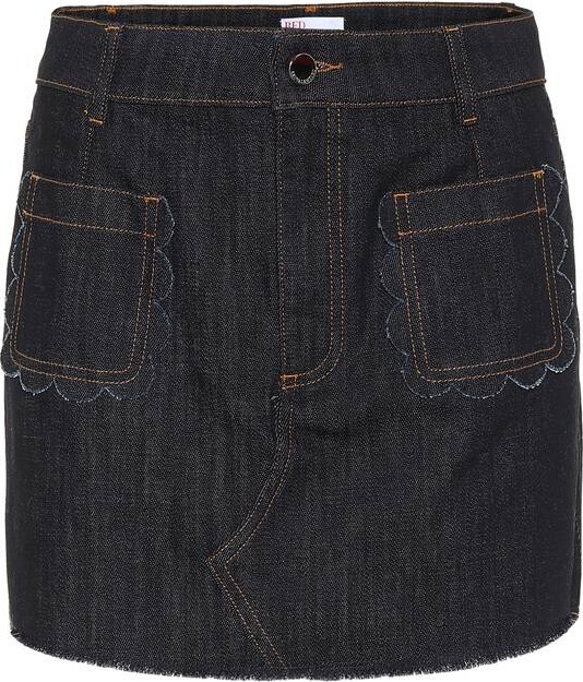 RED Valentino Denim miniskirt