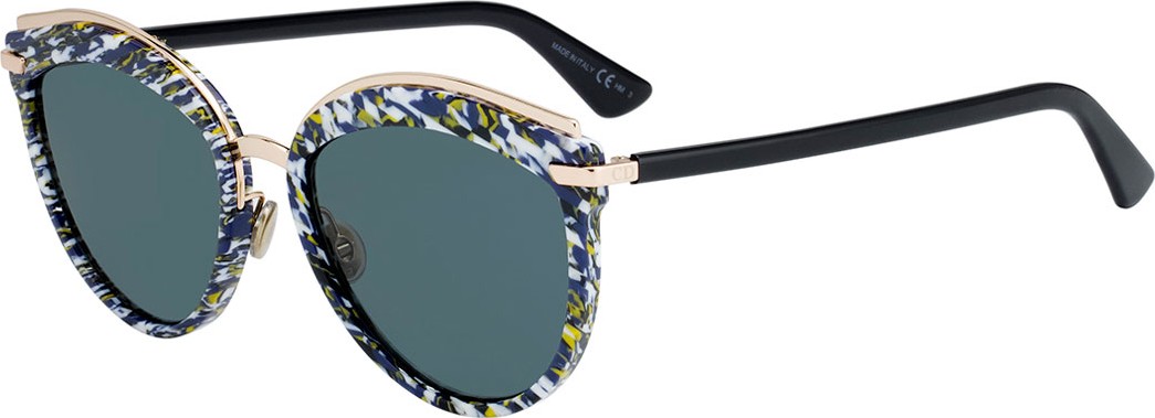 Dior Offset2 Round Acetate & Metal Sunglasses