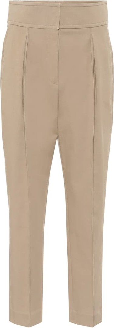 Brunello Cucinelli Cotton-blend tapered pants