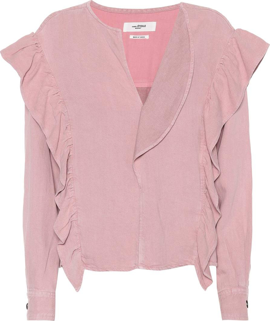 Isabel Marant Etoile Wally linen-blend top