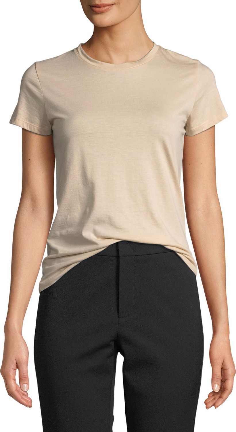 Vince Essential Crewneck Pima Cotton Tee