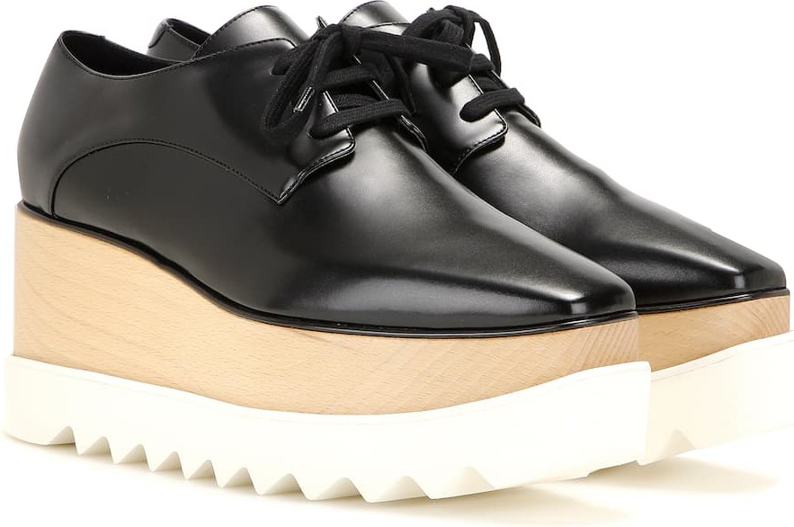 Stella McCartney Elyse Derby platforms