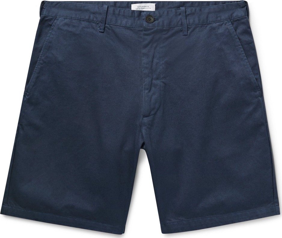 SATURDAYS NYC Tommy Cotton-Twill Chino Shorts