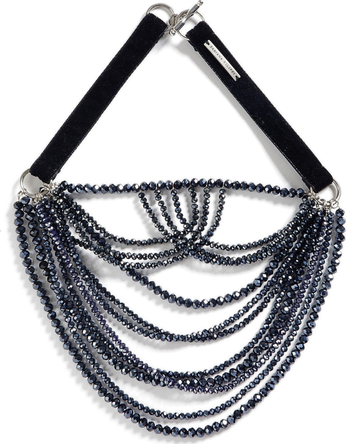 Fabiana Filippi Multistrand Glass Bead Necklace