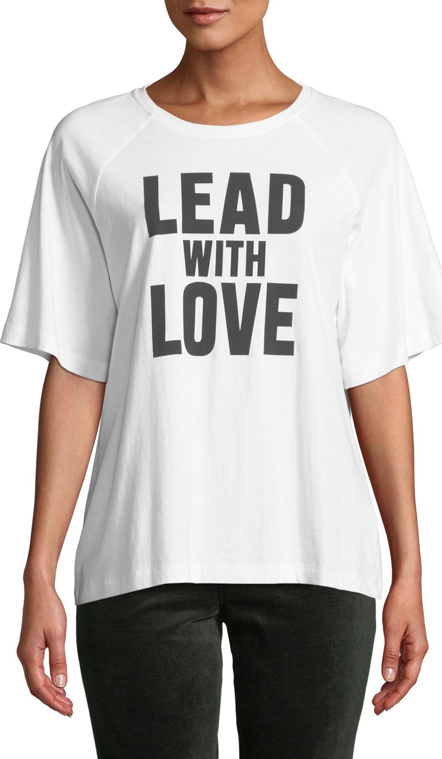 Rebecca Minkoff Lead With Love Lombardo Graphic Tee