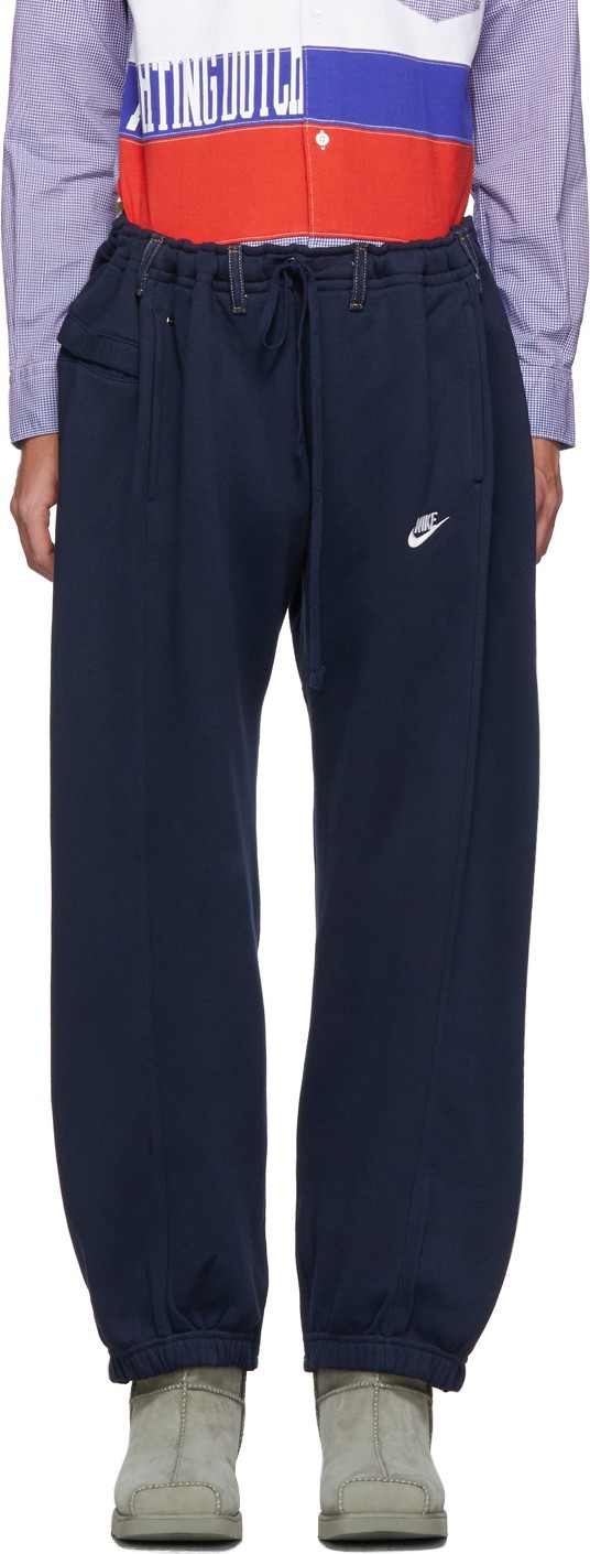 Bless Navy Overjogging Jean Lounge Pants