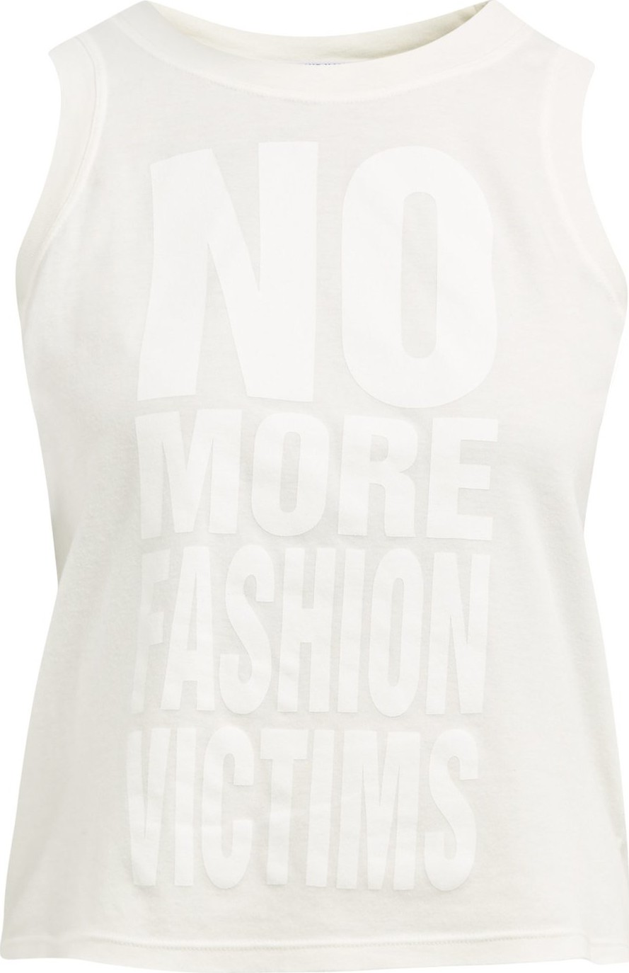 Katharine Hamnett Jodie slogan-print cotton tank top