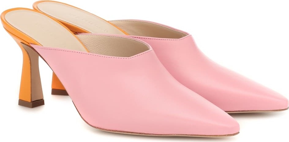Wandler Lotte leather mules