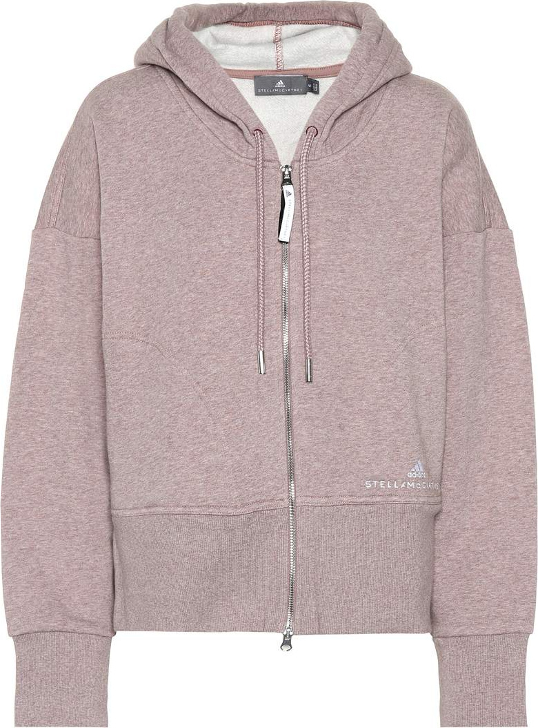 Adidas By Stella McCartney Cotton-blend hoodie