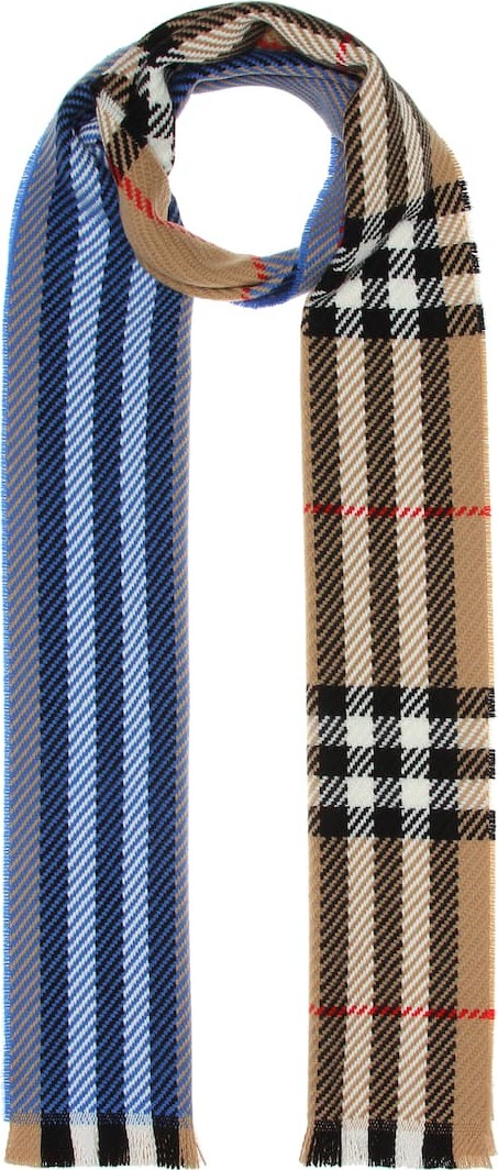 Burberry London England Giant Check wool scarf