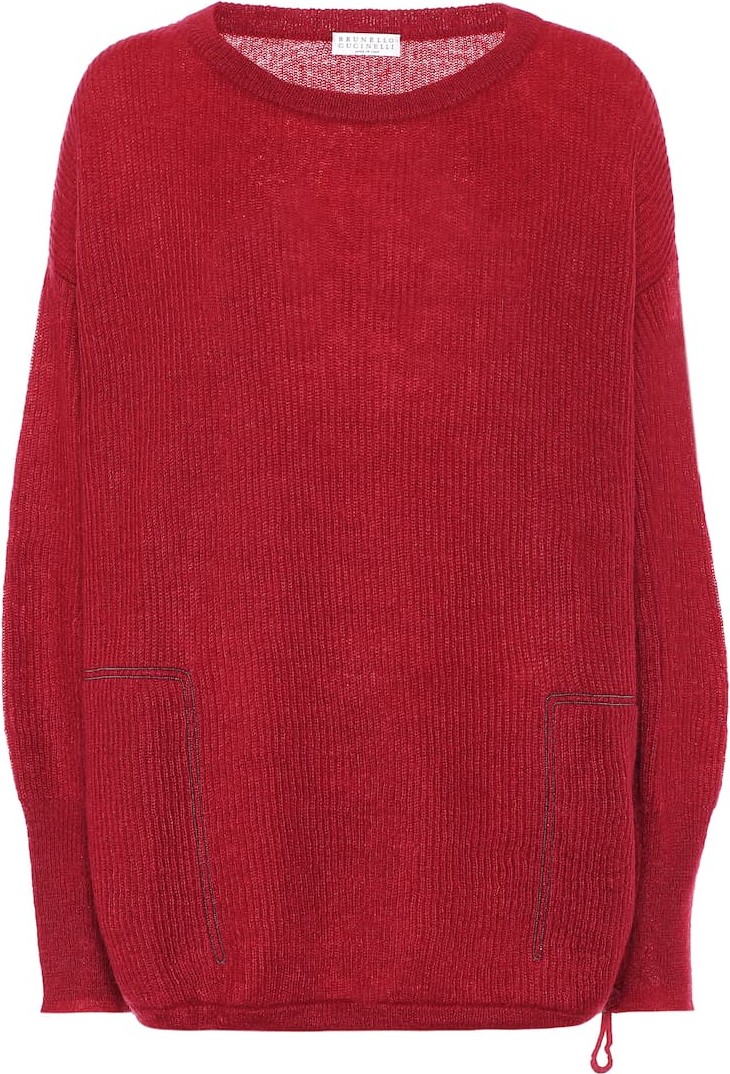 Brunello Cucinelli Mohair and wool-blend sweater