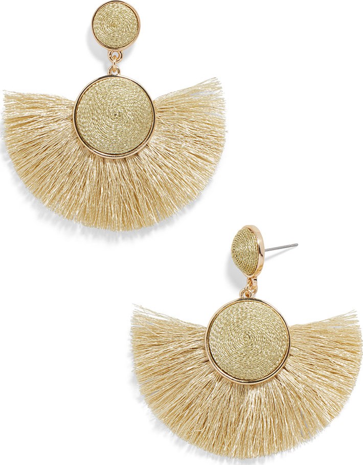 BAUBLEBAR Marinella Fringe Drop Earrings