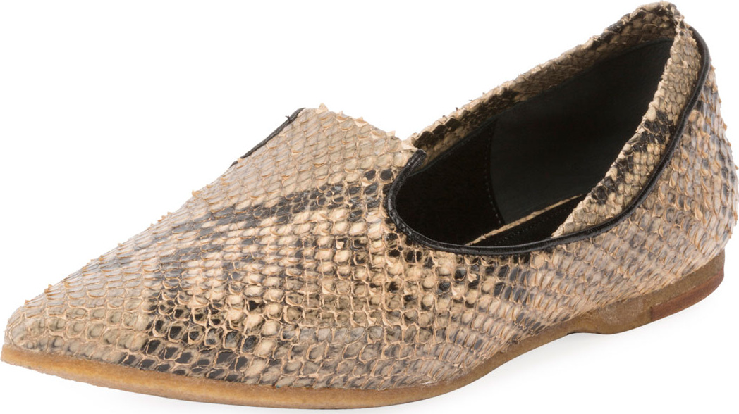Dries Van Noten Pointed-Toe Slip-On Loafer Flat