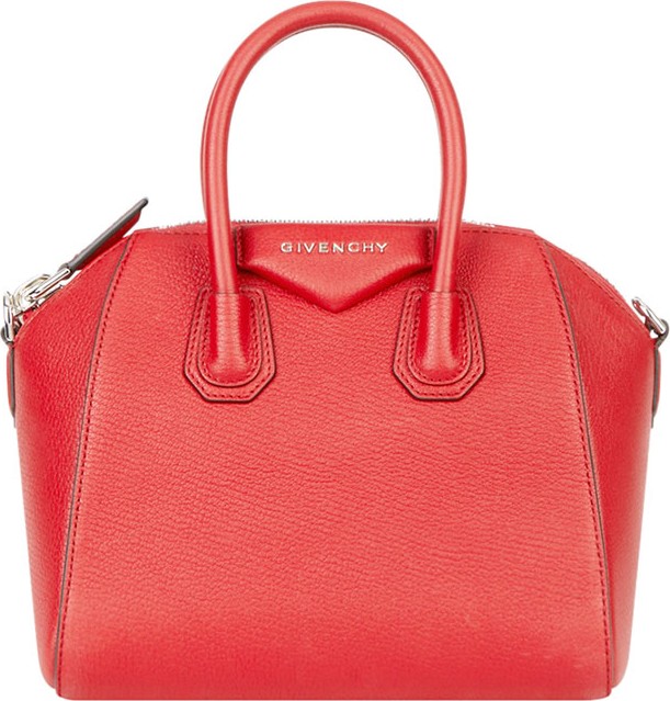 Givenchy Antigona Mini Leather Satchel Bag