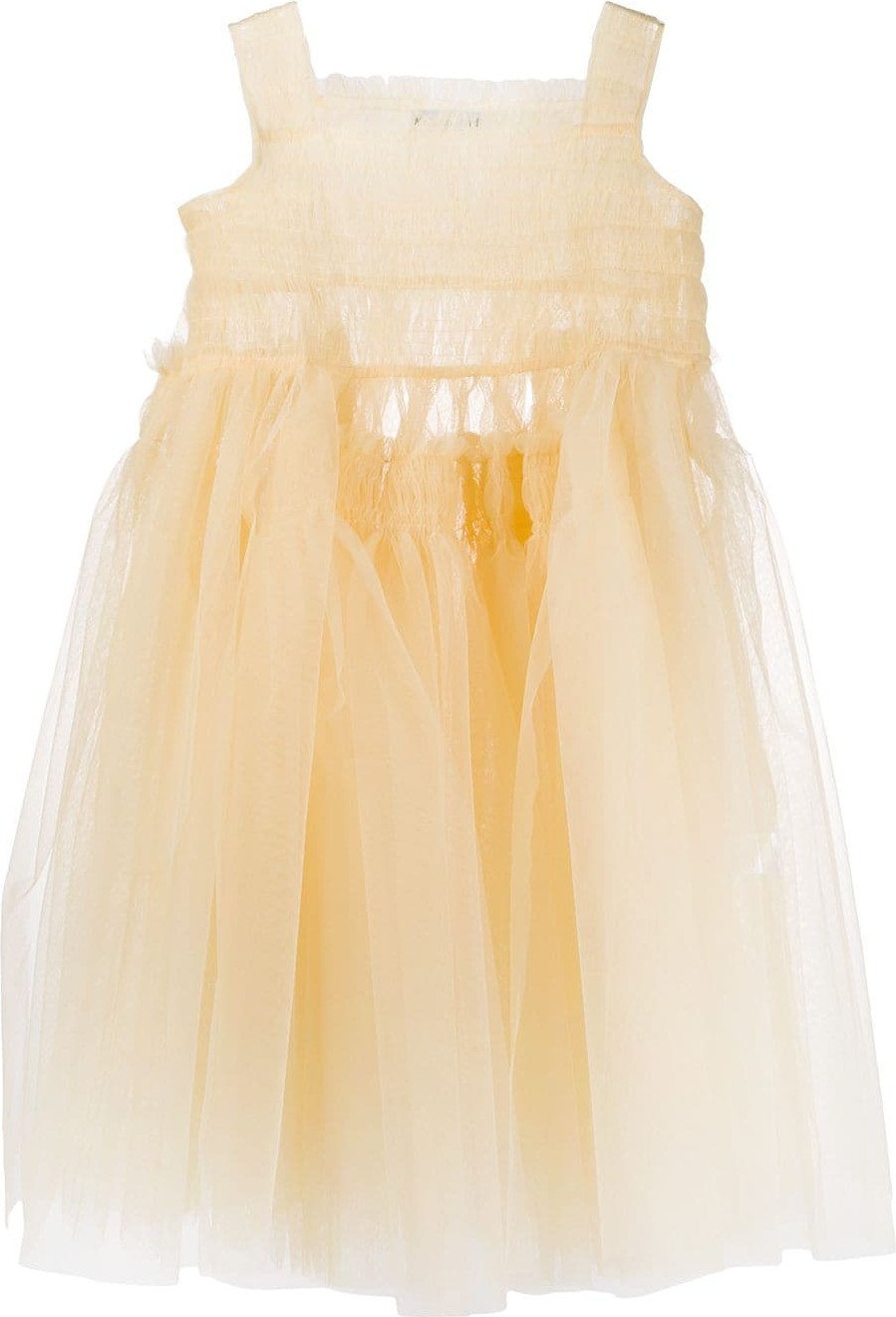 Molly Goddard Jamilia smocked-detail dress