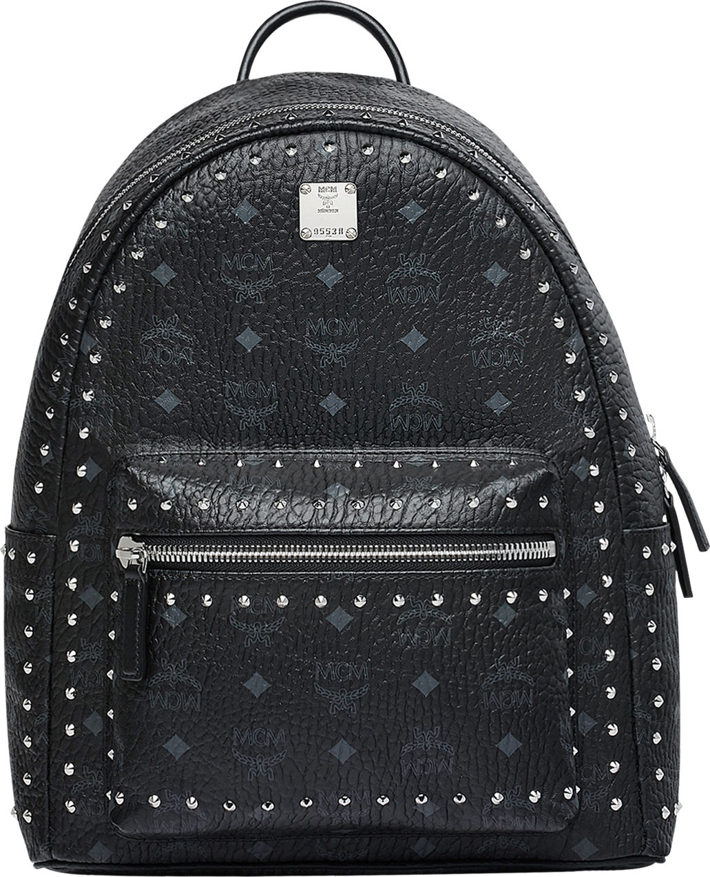 MCM Stark Outline Studs Convertible Visetos Backpack