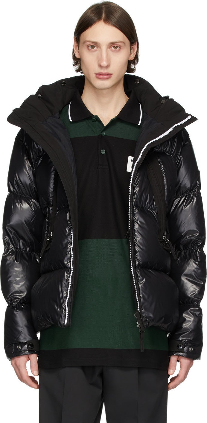 Burberry London England SSENSE Exclusive Black Desford Puffer Jacket