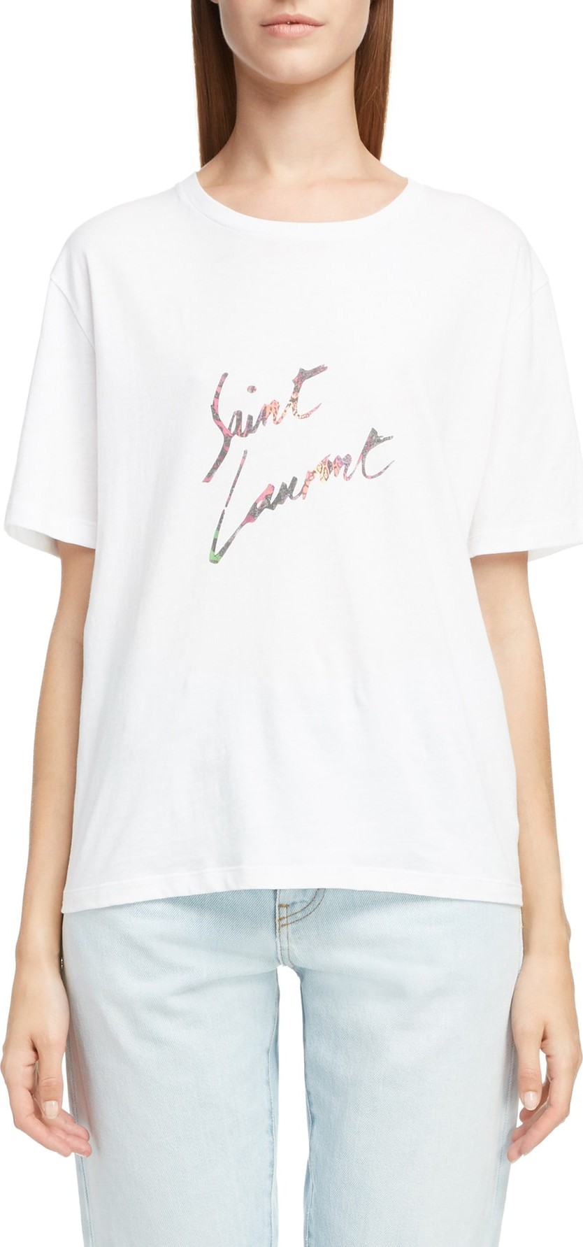 Saint Laurent Animal Logo Tee