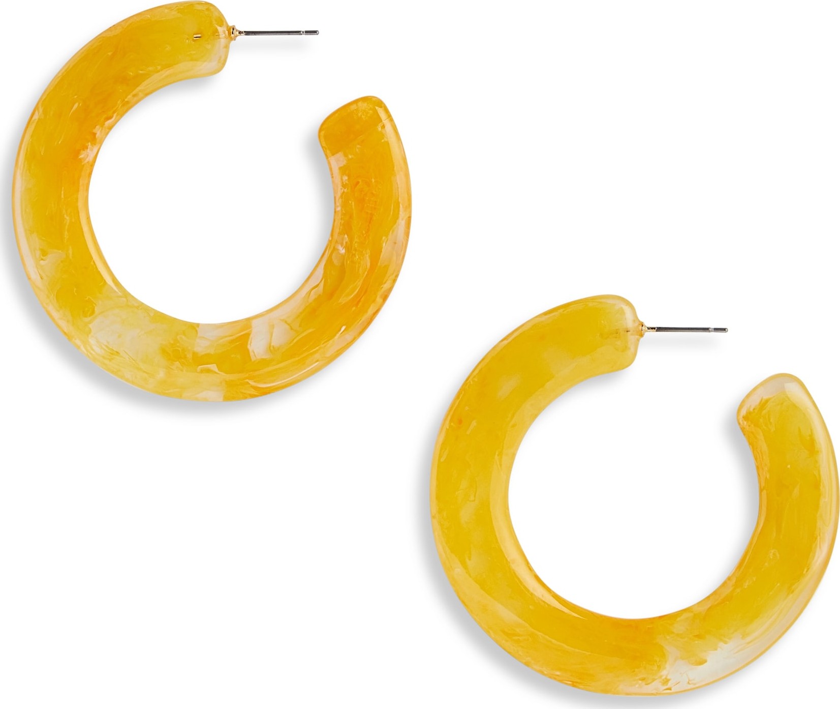 Cult Gaia Mira Small Flat Hoop Earrings