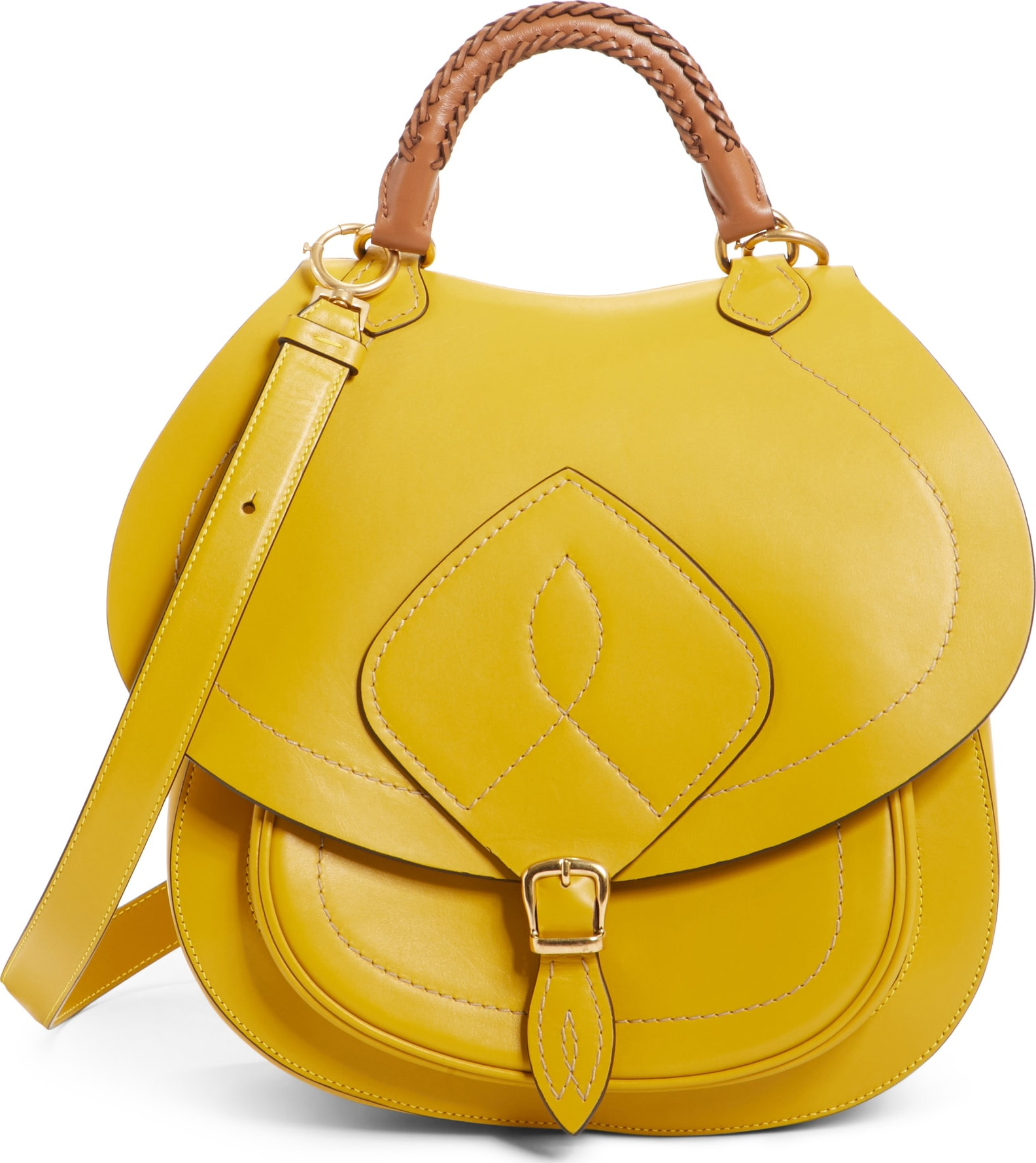 Maison Margiela Large Bag Slide Leather Saddle Bag