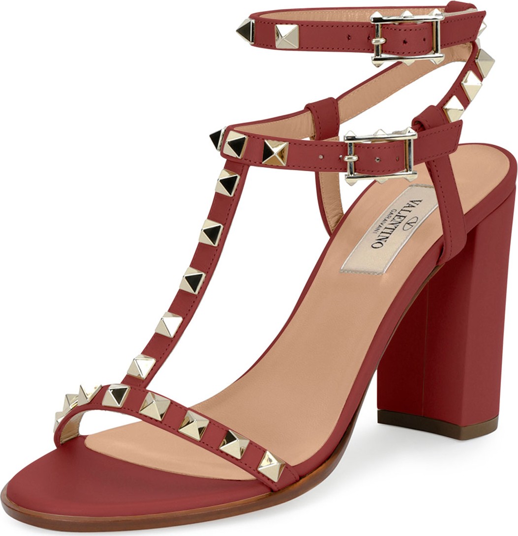 Valentino Rockstud T-Strap 90mm Sandal