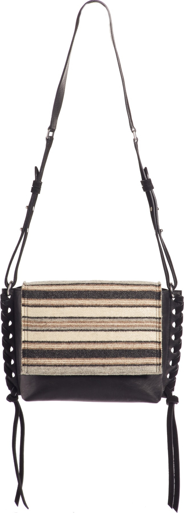 Isabel Marant Asli Wool & Leather Crossbody Bag