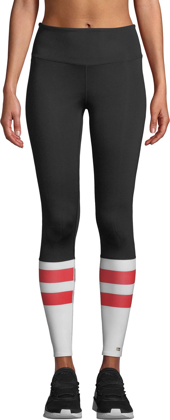 Aurum Victory High-Rise Colorblock Performance Leggings