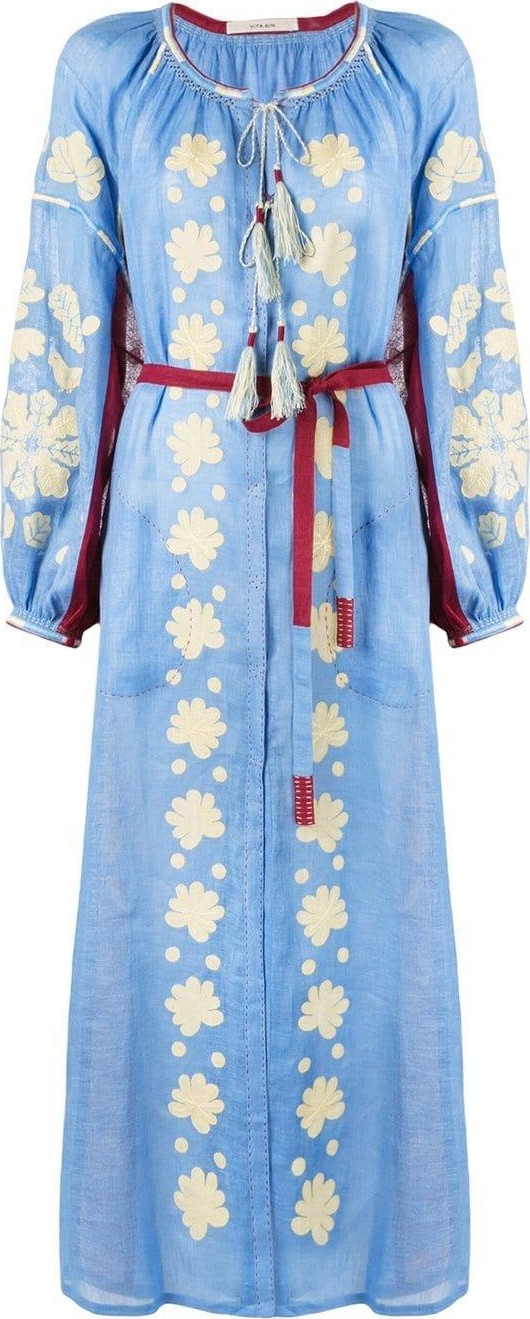 Vita Kin belted kaftan dress