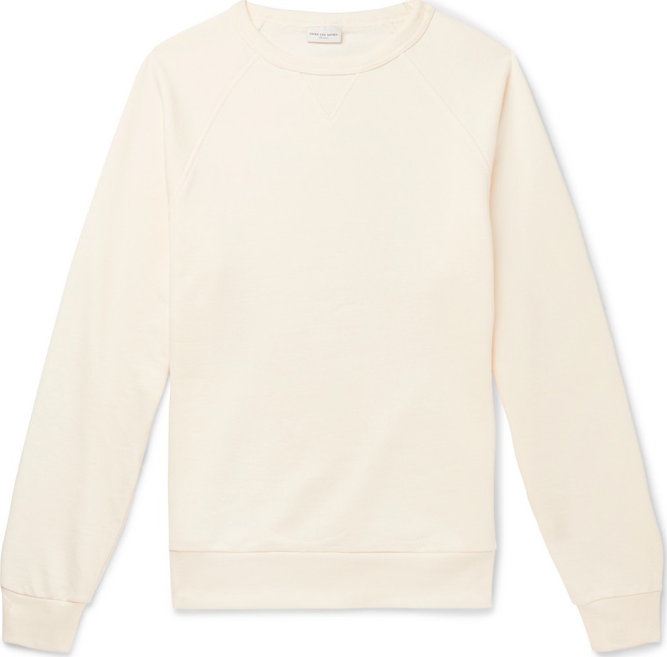 Dries Van Noten Loopback Cotton-Jersey Sweatshirt