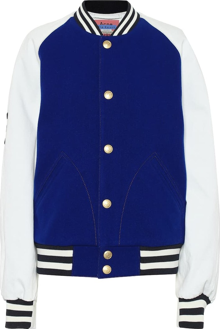 Acne Studios Blå Konst Wool-blend jacket