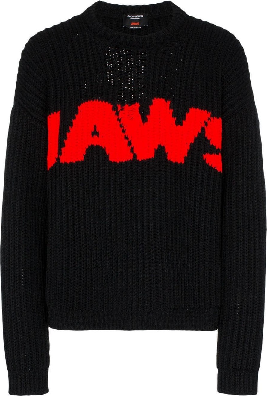 Calvin Klein 205W39NYC Jaws knitted sweater