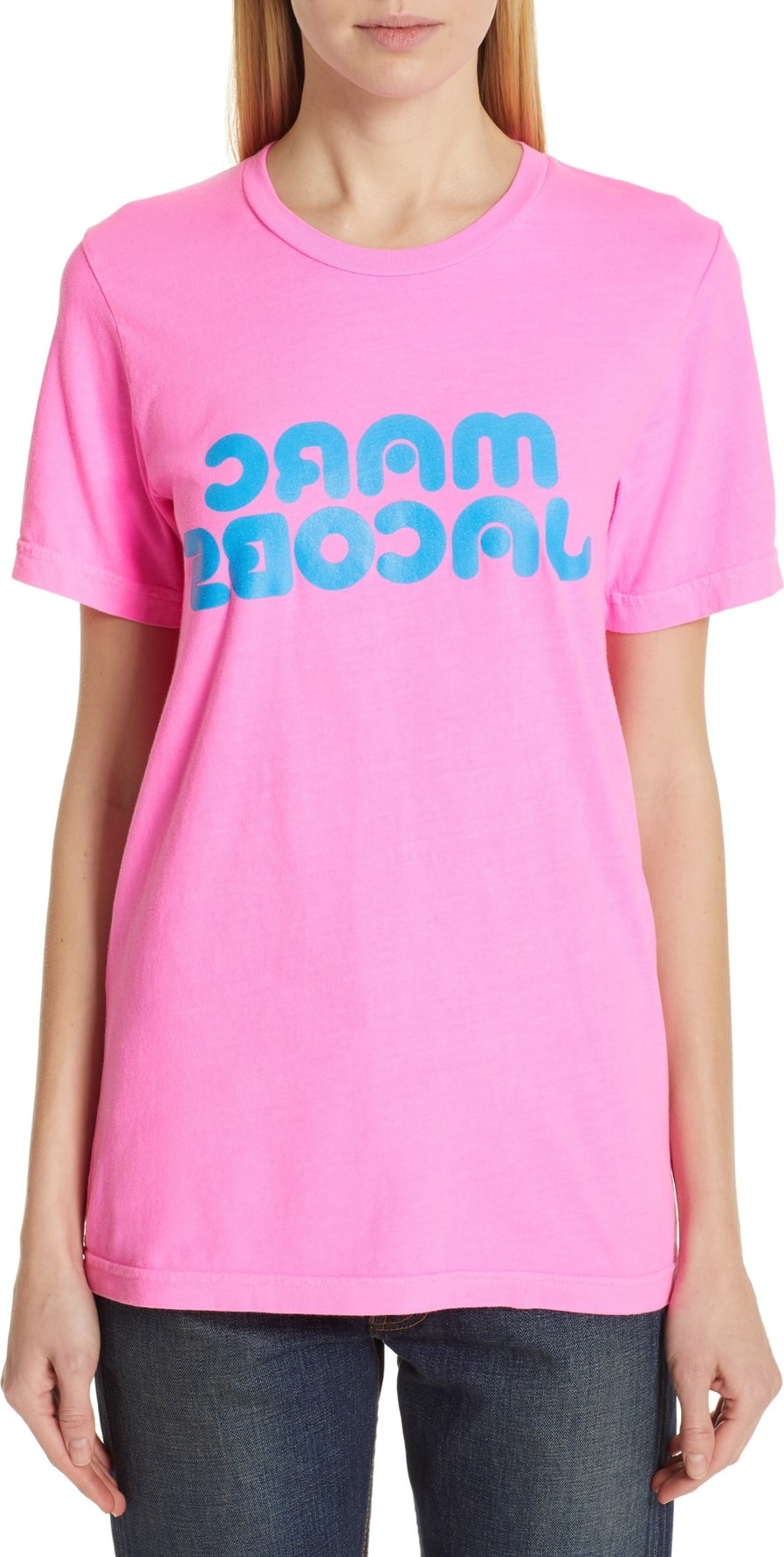 MARC JACOBS Reverse Logo Selfie Tee