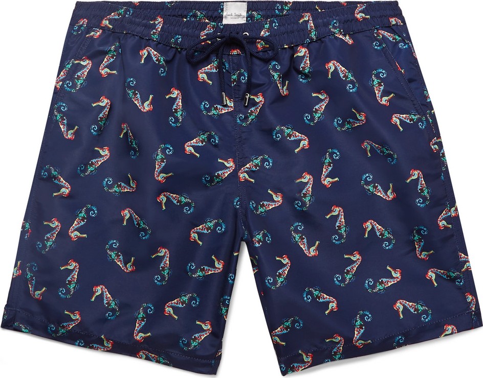 Paul Smith Long-Length Printed Swim Shorts
