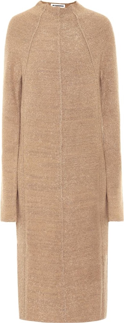 Jil Sander Cashmere-blend midi dress