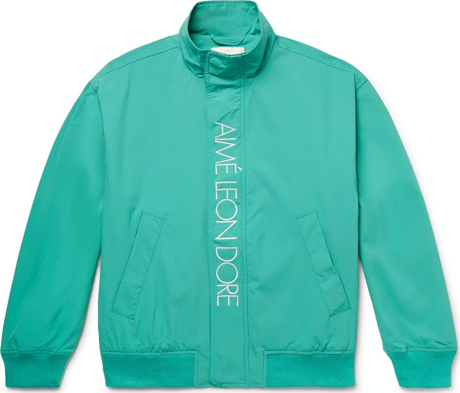 Aimé Leon Dore Logo-Embroidered Nylon Jacket