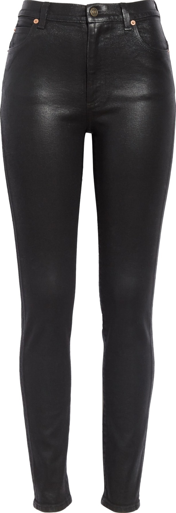 Gucci Coated Denim Skinny Jeans