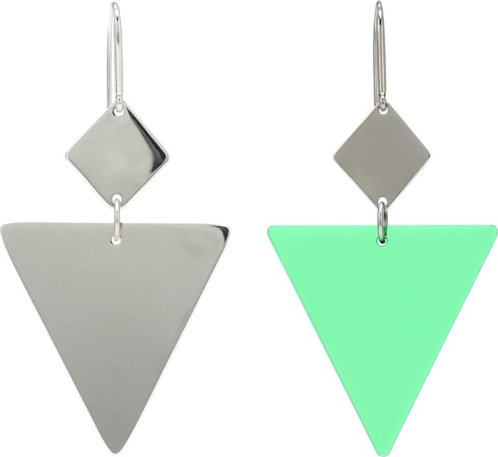 Isabel Marant Resin and silver-tone metal earrings