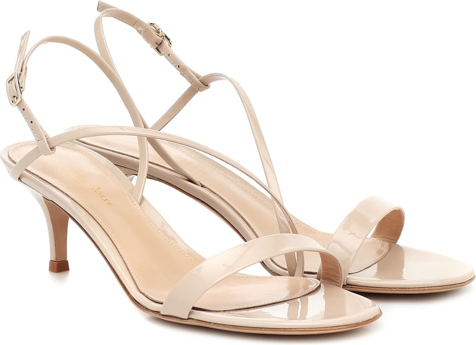 Gianvito Rossi Manhattan 55 patent leather sandals