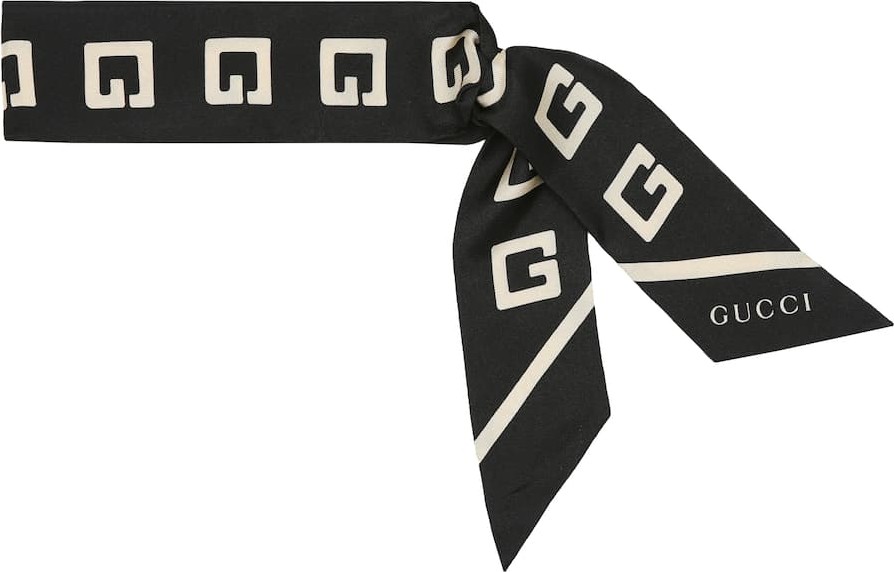 Gucci Square G silk-twill scarf