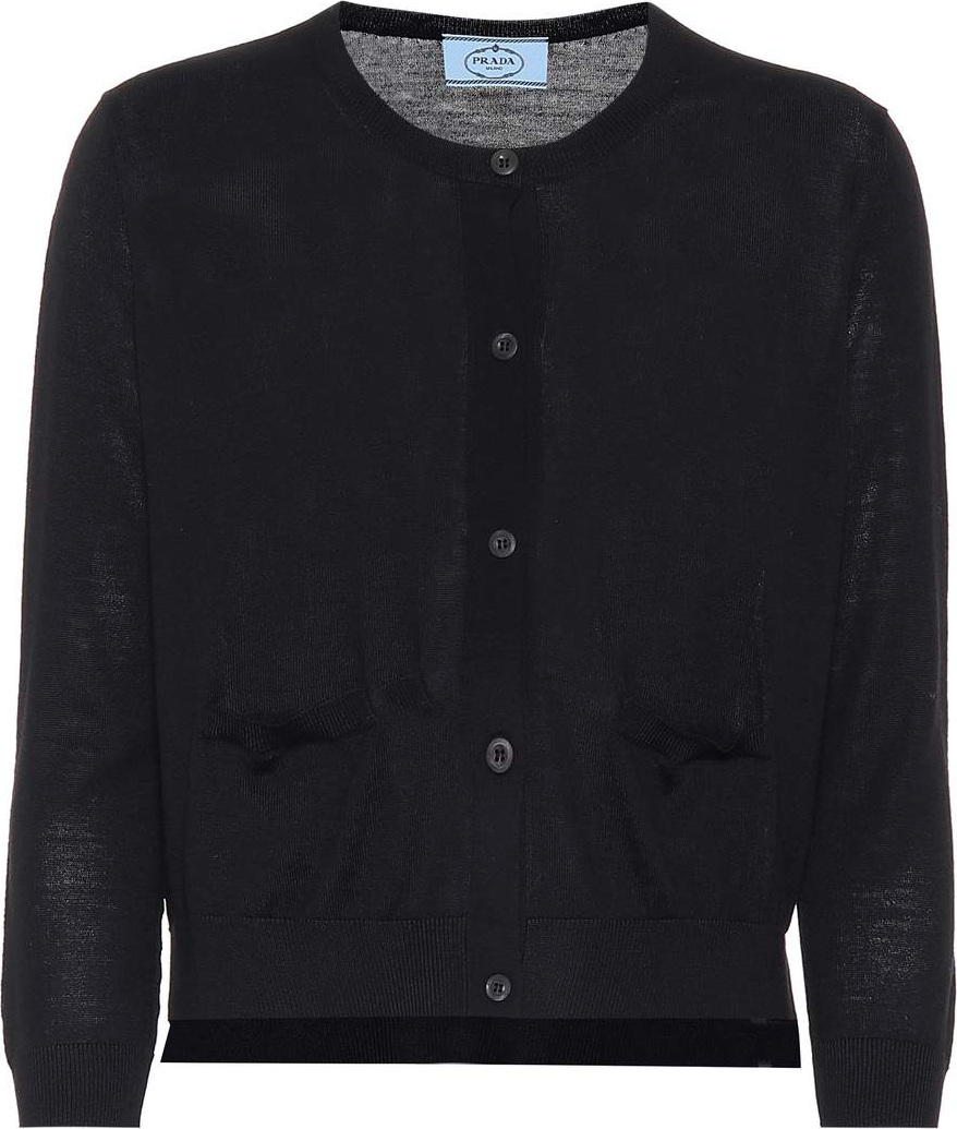 Prada Cropped wool cardigan
