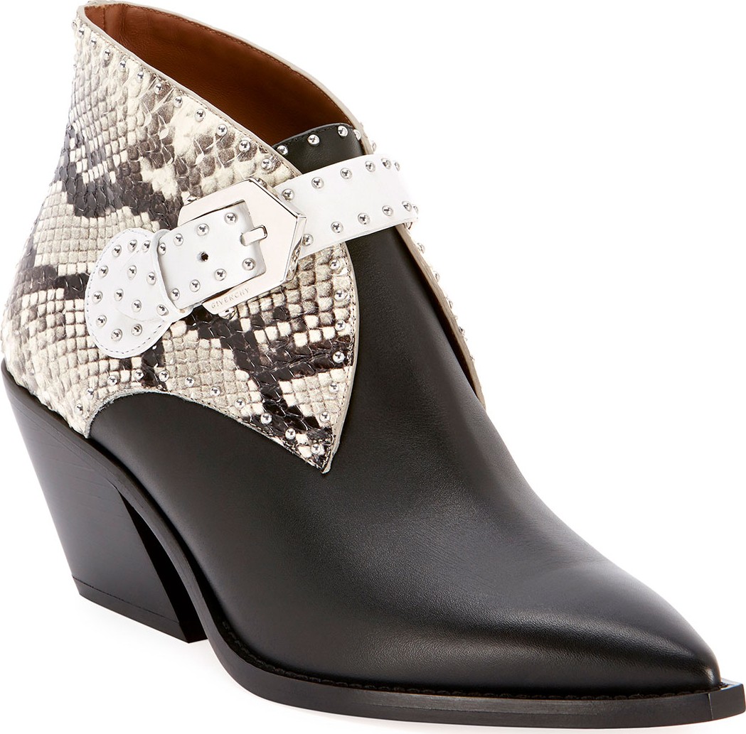Givenchy Elegant Cowboy Ankle Booties