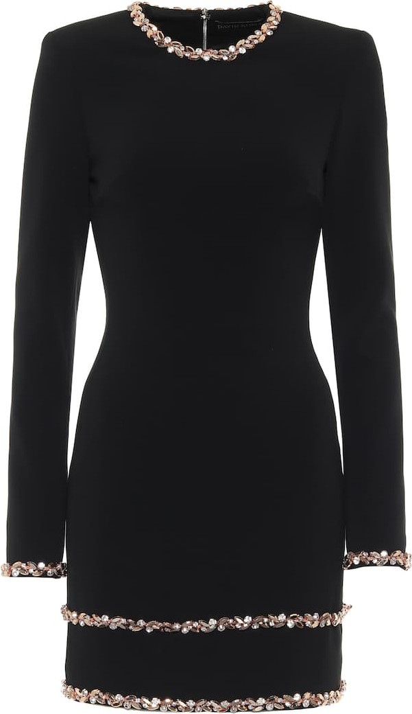David Koma Exclusive to Mytheresa – Embellished cady minidress