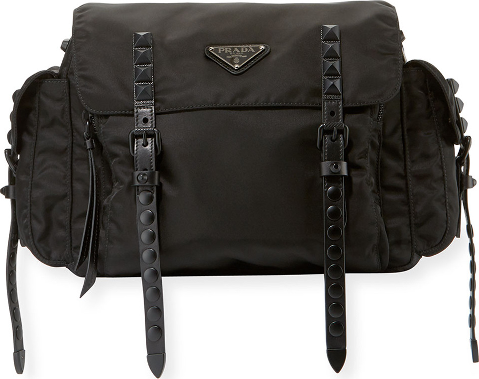 Prada Prada Black Nylon Messenger Bag