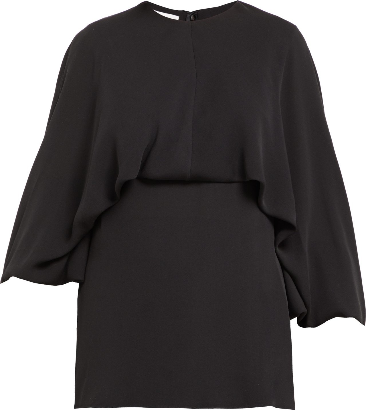 Valentino Draped silk-georgette blouse