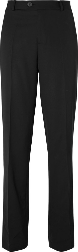 Isabel Benenato Black Virgin Wool Trousers