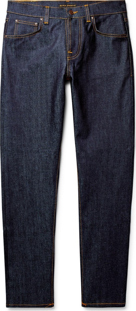 Nudie Jeans Steady Eddie II Tapered Organic Stretch-Denim Jeans