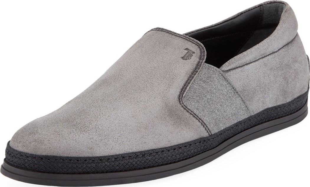 Tod's Men's Molveno Espadrille Slip-On Sneakers