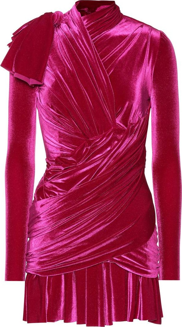 Balenciaga Velvet minidress