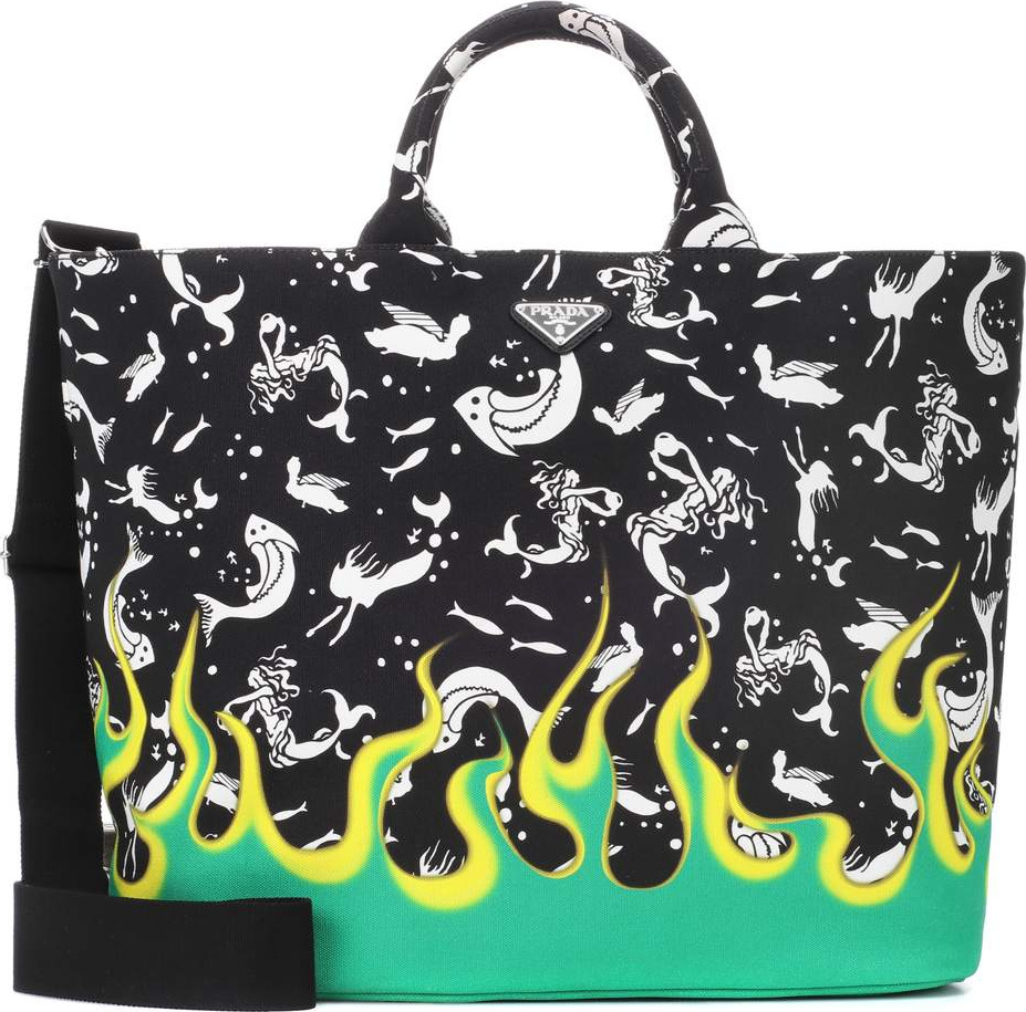 Prada Exclusive to mytheresa – printed canvas tote